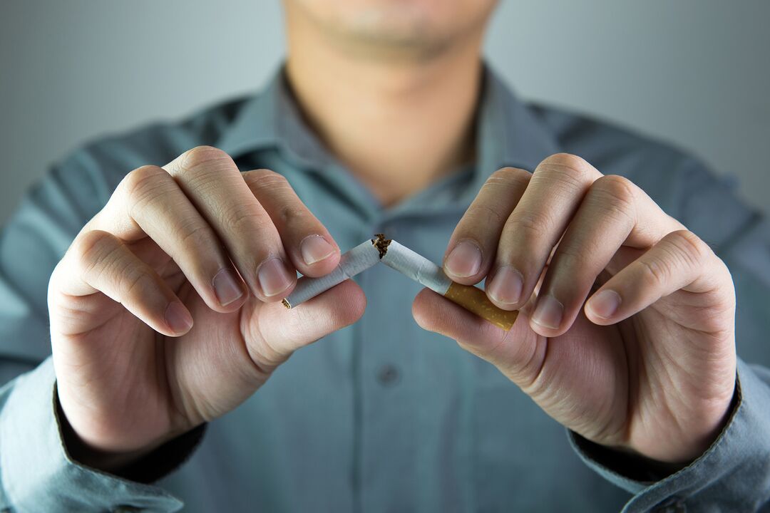 Cessazione del fumo e cambiamenti nel corpo maschile